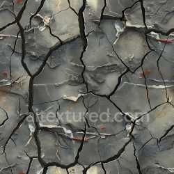 seamless Seamless 3D PBR Cracked Industrial Concrete Texture with Jagged Splits and Worn Surface texture 8k free download PBR