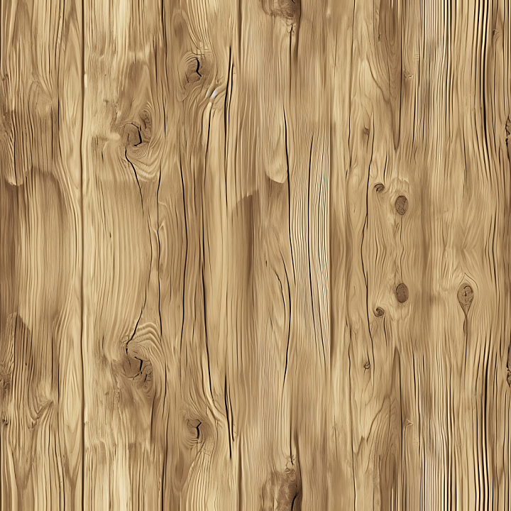 Light Pine Wood Planks with Natural Grain and Knots seamless PBR texture preview