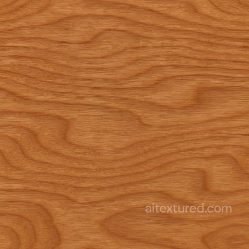 Elm Wood With Wavy Grain And Matte Finish seamless Furniture wood PBR texture