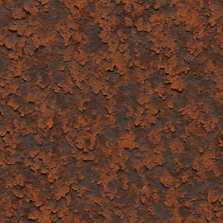 Flaky Rusted Surface seamless PBR texture preview