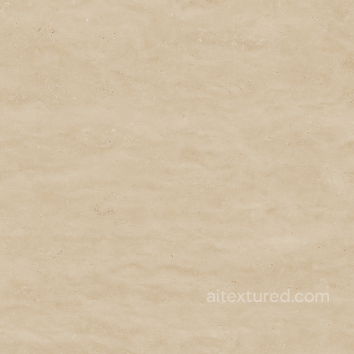 Seamless 8K PBR 3D Texture Of Smooth Polished Travertine Tile With Neutral Tones And Subt… texture preview