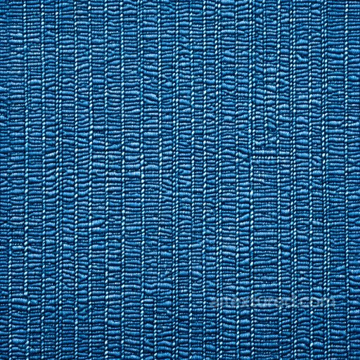 Of Cracked Blue Denim Fabric With Distinct Stitched Pattern seamless Denim jeans PBR texture