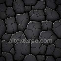 seamless Seamless 3D Cracked Dark Stone PBR Texture with Fractured Pattern texture 8k free download PBR