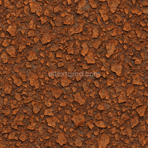Detailed Rust Flakes Seamless Texture
