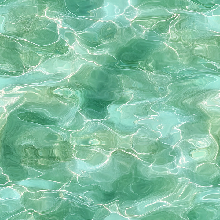 Clear Tropical Pool Water with Soft Ripples seamless PBR texture preview