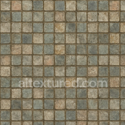 seamless Weathered Mosaic Tile Texture Seamless 1024X1024 texture 1024x1024 free download PBR