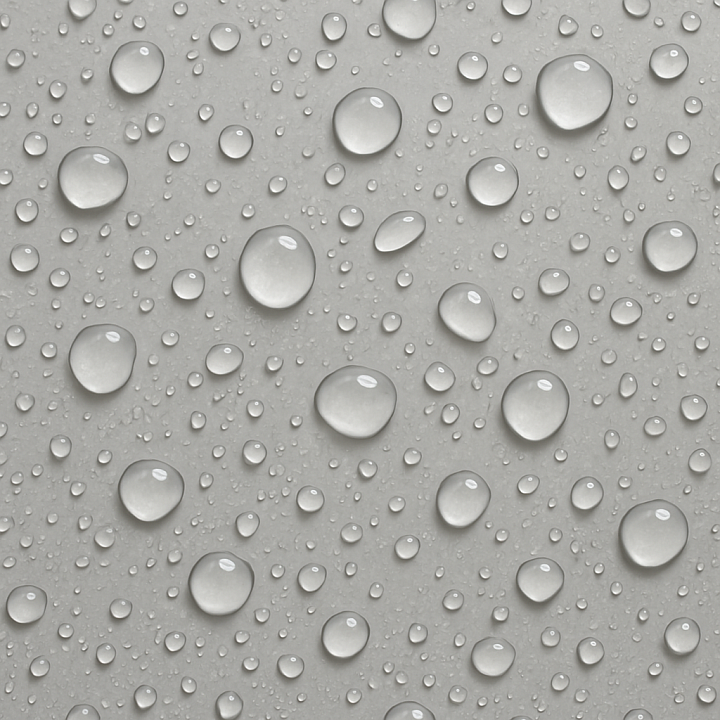 With Water Droplets On Glass Surface seamless PBR texture preview