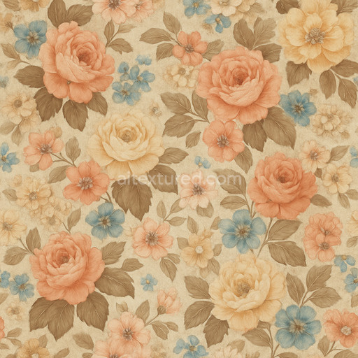 High Resolution Floral Pattern Texture Seamless 1024X1024