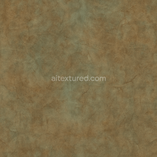Seamless 3D Texture PBR 8K Patina Rust Leather with Soft Grain Surface
