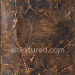 seamless Seamless 3D Distressed Brown Leather PBR Texture with Natural Cracks and Scratches texture 8k free download PBR