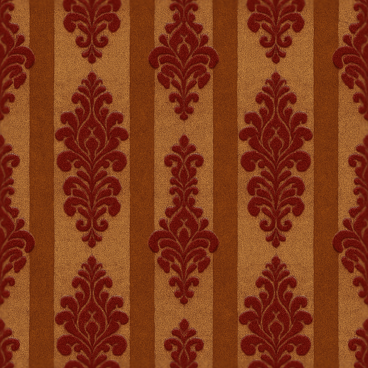 Retro Stripes Wallpaper With Textured Flocked Velvet And Glossy Finish seamless PBR texture preview