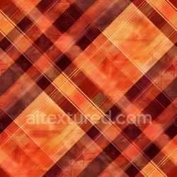 seamless Seamless 3D PBR Plaid Fabric Texture with Warm Orange and Deep Red Pattern texture 8k free download PBR