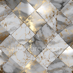 seamless Seamless 3D Gray Marble Tiles with Gold Vein PBR Texture texture 8k free download PBR