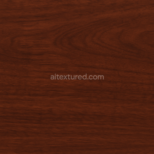 Seamless 3d texture pbr 8k mahogany wood with lacquered finish and smooth grain surface