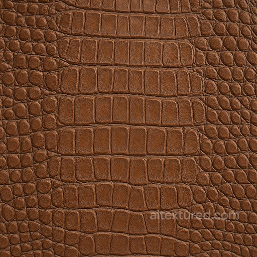 Crocodile Embossed Leather seamless Leather PBR texture