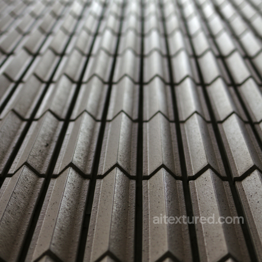 Concrete Wall Texture with Geometric 3D Pattern seamless Concrete PBR texture