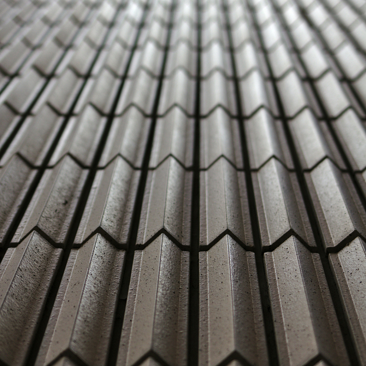 Concrete Wall with Geometric Pattern seamless PBR texture preview