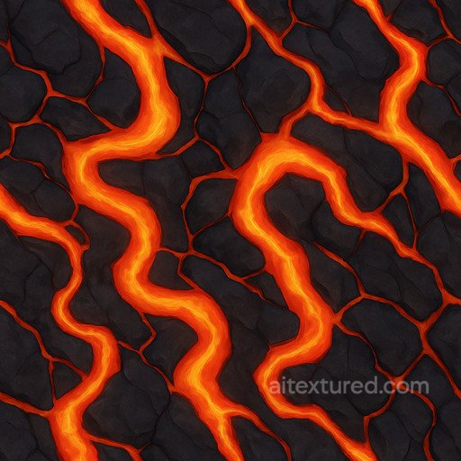 Stylized Lava Texture texture preview