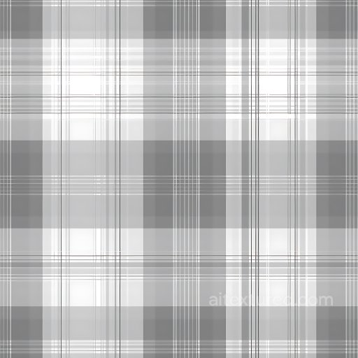 Seamless 3D Plaid Pattern Metal PBR Texture in Muted Grayscale Tones texture preview