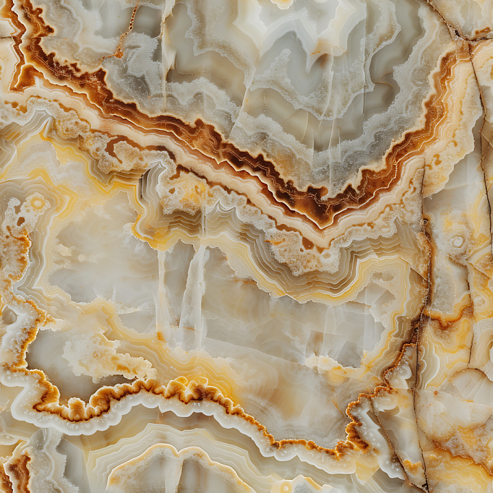 Onyx Stone Featuring Translucent Layers and Organic Banding seamless PBR texture preview
