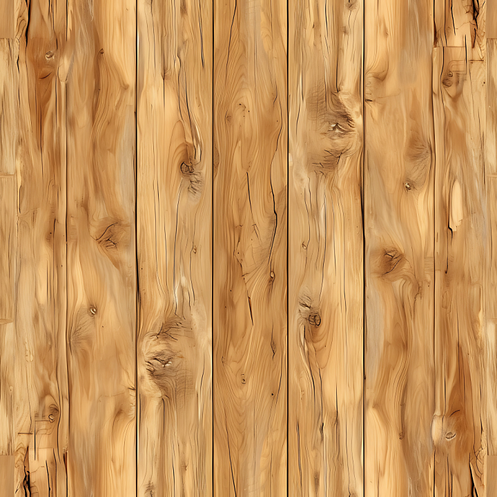 Light Knotted Pine Wood Plank with Natural Grain seamless PBR texture preview
