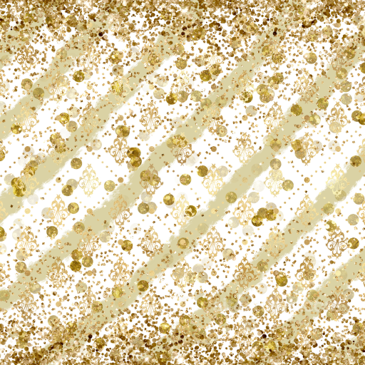 with White Base and Decorative Gold Glitter Motifs seamless White & Gold PBR texture