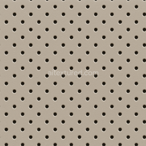 Preview — Seamless 3d texture pbr 8k plastic perforations furniture plastic surface with neutral tones and matte finish