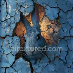 seamless Seamless 3D PBR Texture of Cracked Blue Paint with Large Holes and Rusty Underlayer texture 8k free download PBR