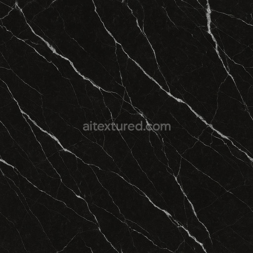 Nero Marquina Marble White Streaks