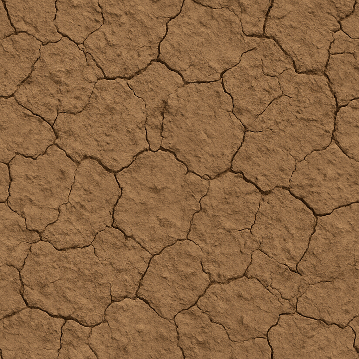Worn Clay Soil seamless PBR texture preview