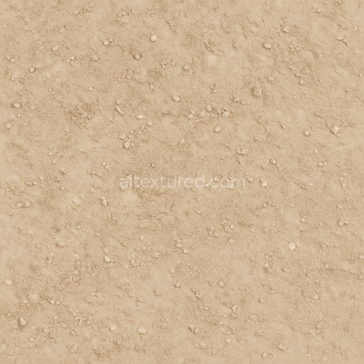Seamless 3d texture pbr 8k dry sand ground surface with fine sand and mineral deposits