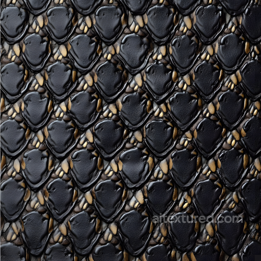 Reptile Skin PBR Texture with Detailed Scaled Surface and Organic Pattern seamless Skin PBR texture
