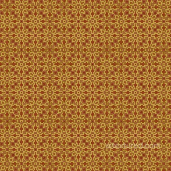 Carpet Fabric Texture with Classic Pattern | Free PBR Fabric texture preview