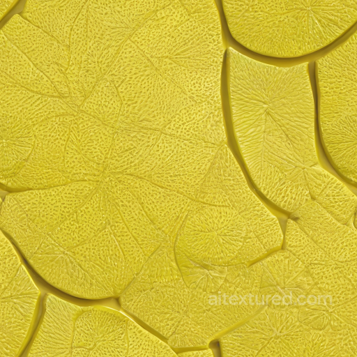 Yellow Cracked Leather Seamless Texture with Distinct Grain Pattern seamless Leather PBR texture