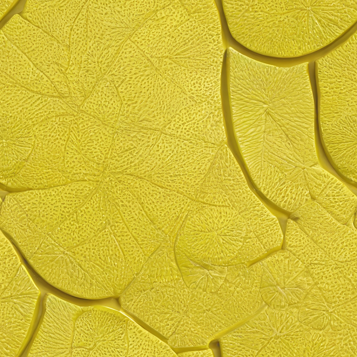 Yellow Cracked Leather with Distinct Grain Pattern seamless PBR texture preview