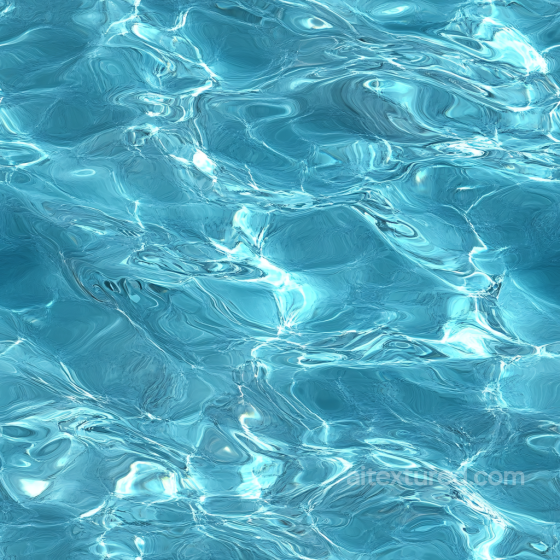 Water PBR Texture Featuring Clear Turquoise Pool Water with Gentle Ripples Water texture preview