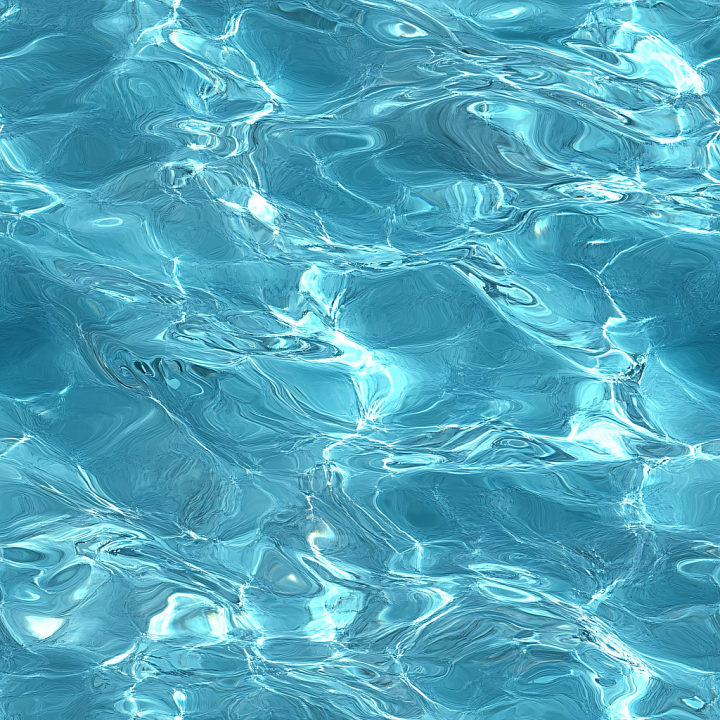 Water Featuring Clear Turquoise Pool Water with Gentle Ripples seamless PBR texture preview