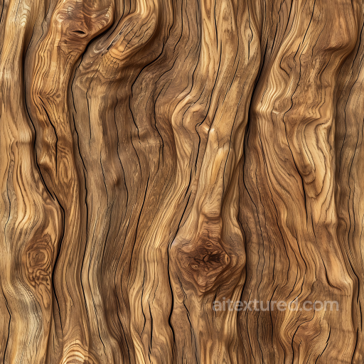 Rustic Knotted Wood Planks PBR Texture with Distinct Grain seamless Wood PBR texture