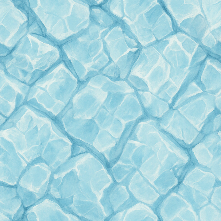 Stylized Ice seamless PBR texture preview