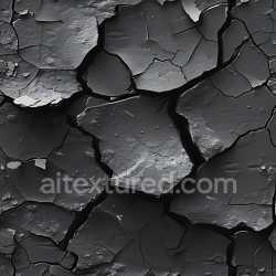 seamless Seamless 3D PBR texture of cracked dark paint with prominent holes and peeling texture 8k free download PBR