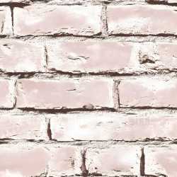 seamless Seamless 3D Cracked & Holes PBR Texture of Soft Pink Brick Wall with Weathered Surface texture 8k free download PBR