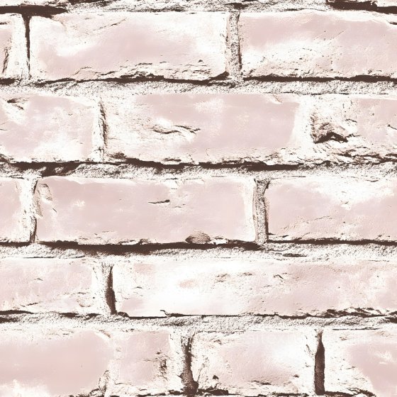 Cracked & Holes PBR Texture of Soft Pink Brick Wall with Weathered Surface Brick texture preview