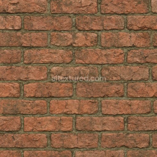 Seamless 3D Texture PBR 8K Halloween Old Grimy Brick Wall Surface