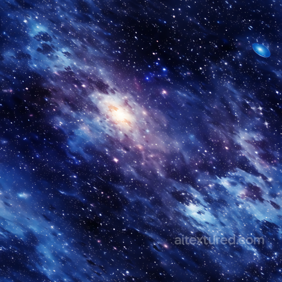 Space PBR Texture Featuring Glowing Galactic Clouds and Starfield Star, space, planets texture preview