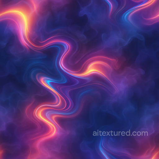 Abstract - Light Leak Double Exposure Glow Neon Vortex Liquid Metal Smoke Ink Charcoal texture preview