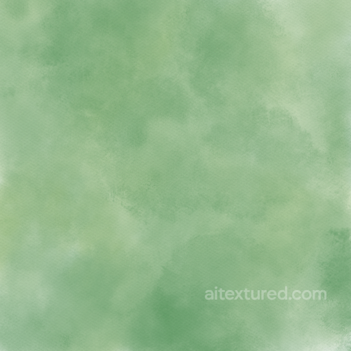 Watercolor Texture of Soft Green Watercolor Wash with Paper Grain seamless Watercolor texture PBR texture