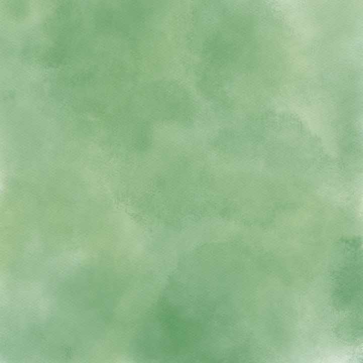 Watercolor of Soft Green Watercolor Wash with Paper Grain seamless PBR texture preview