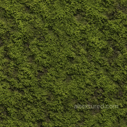 Rough Forest Moss Seamless Texture seamless Moss PBR texture