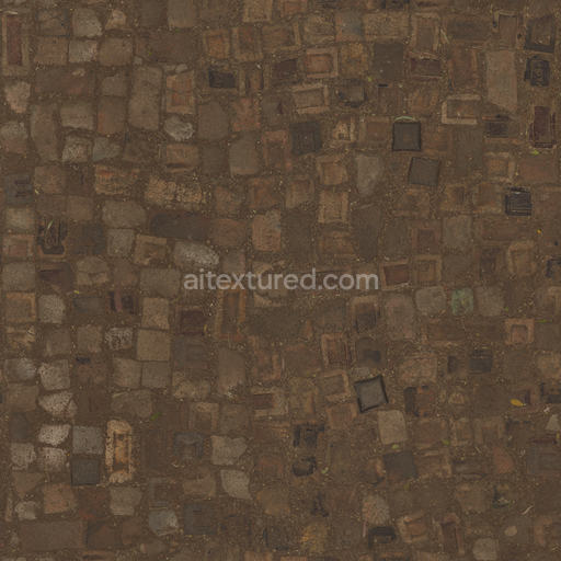 Recycled Brick Floor — Brick Bricks Floor Bricks Floor Albedo — PBR seamless 3D texture