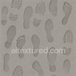 seamless Seamless 8k PBR 3d Texture of Pressed Human Shoe Sole Prints on Concrete texture 8k free download PBR